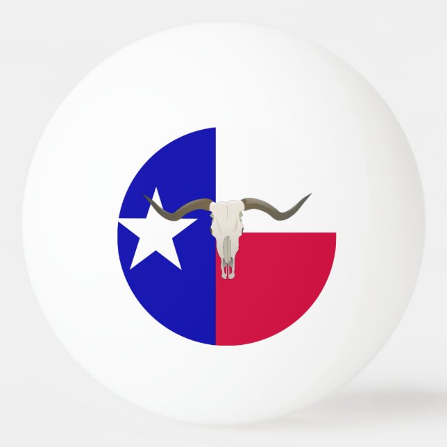 Bolinha De Ping Pong Bandeira do Texas (Verso)