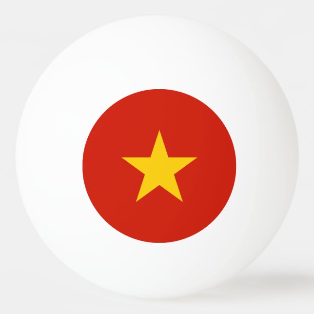 Bolinha De Ping Pong bandeira do Vietname (Frente)