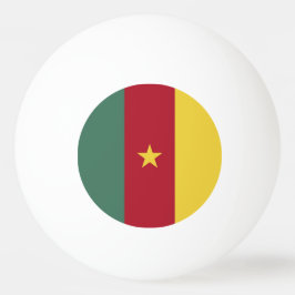 Bolinha De Ping Pong Bandeira dos Camarões