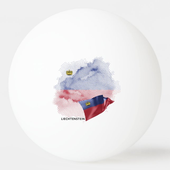 Bolinha De Ping Pong bandeira dos EUA (Frente)