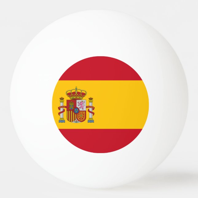 Bolinha De Ping Pong bandeira espanhola (Frente)