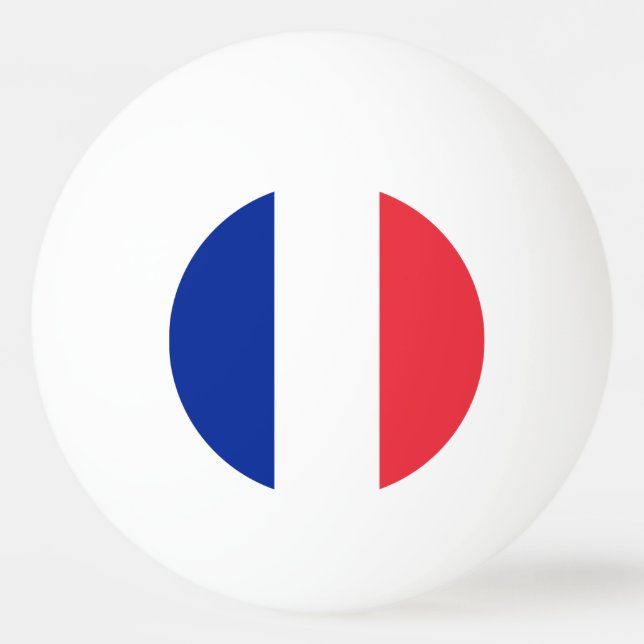 Bolinha De Ping Pong Bandeira França (Frente)