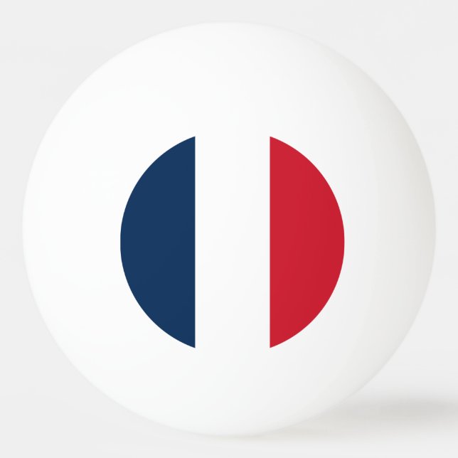 Bolinha De Ping Pong Bandeira francesa (Frente)