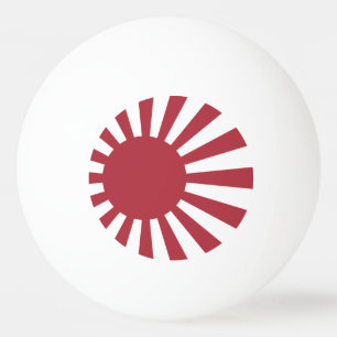 Bolinha De Ping Pong Bandeira Imperial Japonesa do Sol Nascente, Edo à