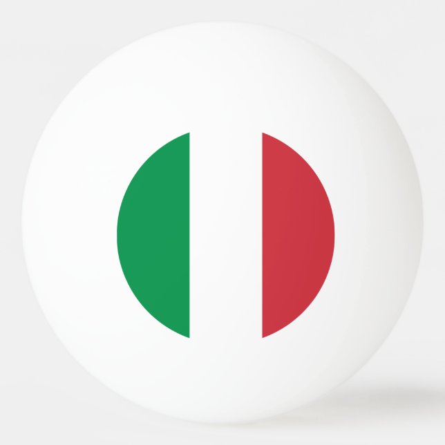 Bolinha De Ping Pong Bandeira Itália (Frente)