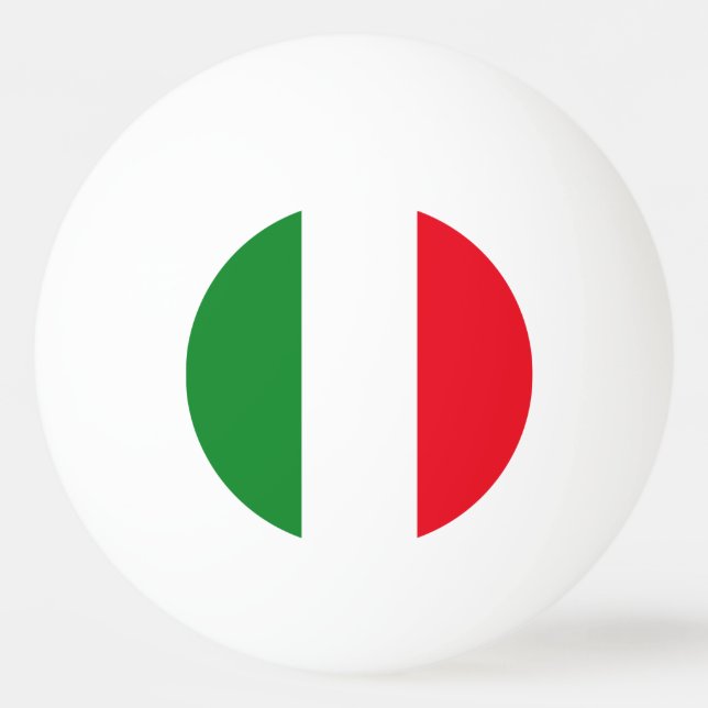Bolinha De Ping Pong Bandeira Itália (Frente)