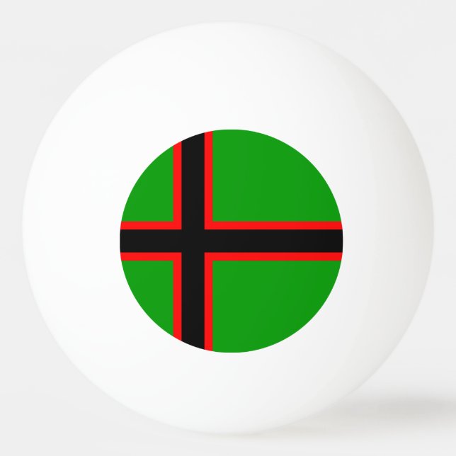 Bolinha De Ping Pong Bandeira Nacional da Carélia (Frente)