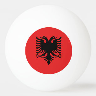 Bolinha De Ping Pong Bandeira Patriótica Albanesa