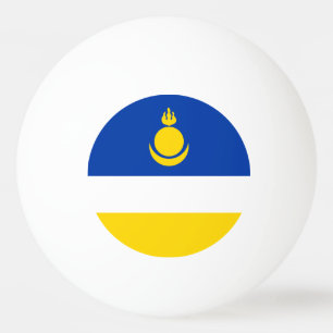 Bolinha De Ping Pong Bandeira Patriótica da Buriácia
