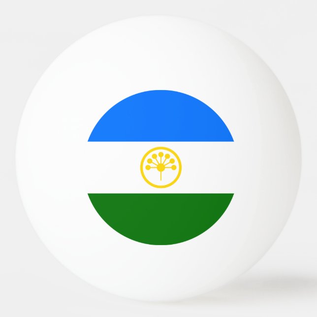 Bolinha De Ping Pong Bandeira Patriótica de Bashkortostan (Verso)