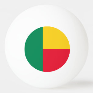 Bolinha De Ping Pong Bandeira Patriótica do Benim
