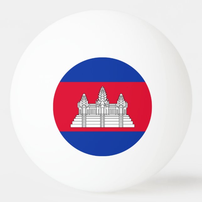 Bolinha De Ping Pong Bandeira Patriótica do Camboja (Verso)