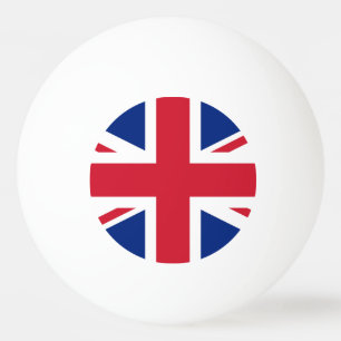 Bolinha De Ping Pong Bandeira Union Jack do Reino Unido