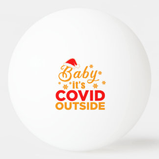 Bolinha De Ping Pong Bebê É Covid fora do Natal Engraçado Ideia de Pres