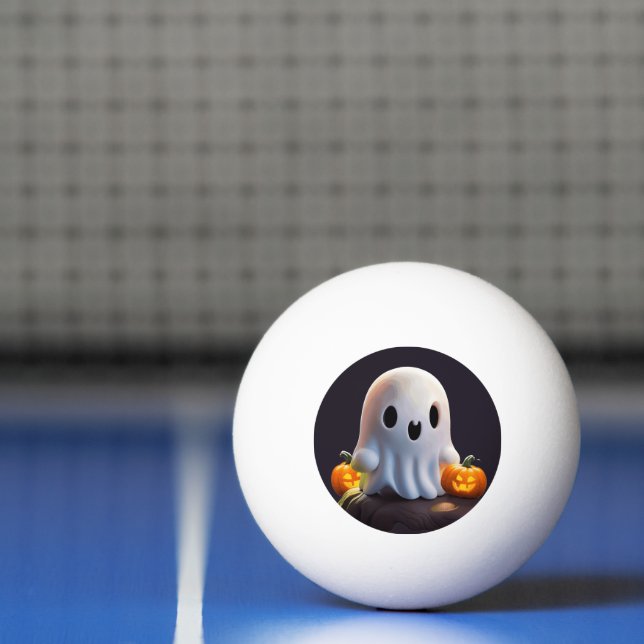 Bolinha De Ping Pong Bebê Fantasma Caráter de Dia das Bruxas (Líquido)