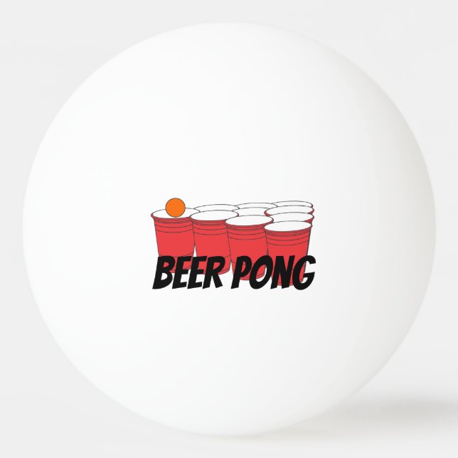 Bolinha De Ping Pong Beer Pong (Frente)