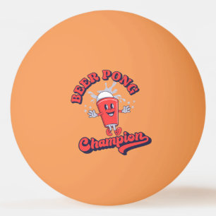 Bolinha De Ping Pong Beer Pong Champion Engraçado Jogo de Bebendo
