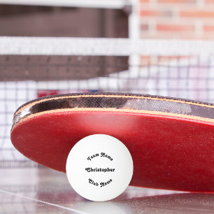 Bolinha De Ping Pong Beer Tênis do Nome da Equipe do Clube do Player P