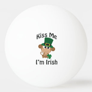 Bolinha De Ping Pong Beije-me, sou irlandês!Macaco