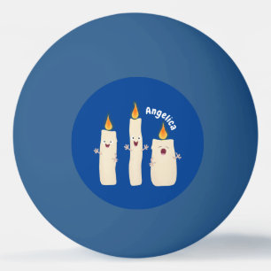 Bolinha De Ping Pong Bela canção de cantar trio de vela