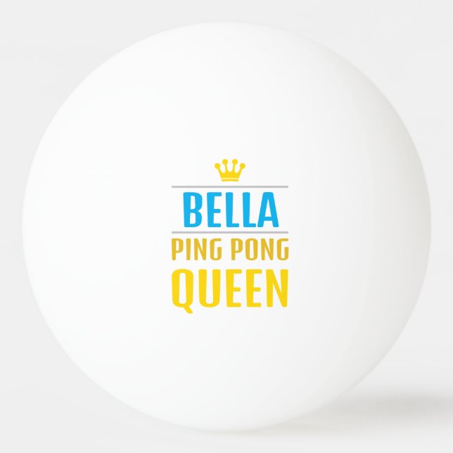 Bolinha De Ping Pong Bella (Frente)