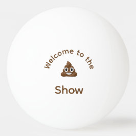 Bolinha De Ping Pong Bem-vindo ao Poo Emoji Show Engraçado