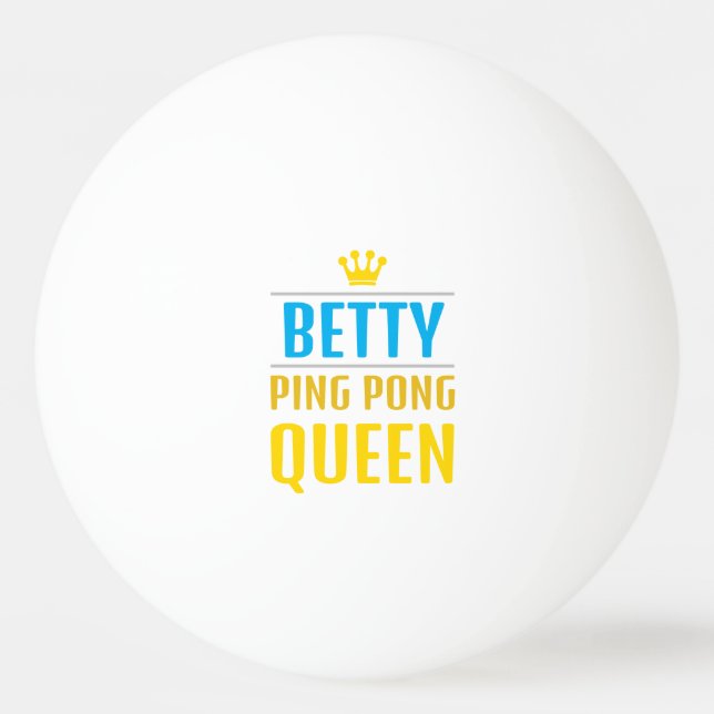 Bolinha De Ping Pong Betty (Frente)