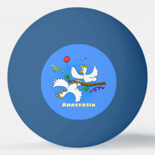Bolinha De Ping Pong Bicatuta de pássaros engraçados