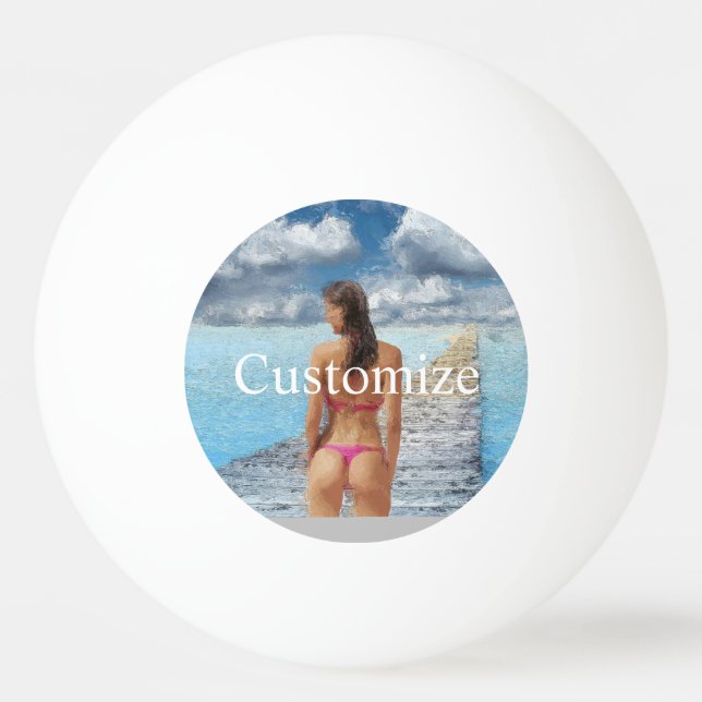 Bolinha De Ping Pong Bikini Girl Thunder_Cove (Frente)