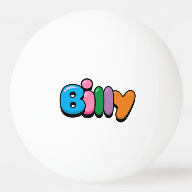 Bolinha De Ping Pong Billy (Frente)