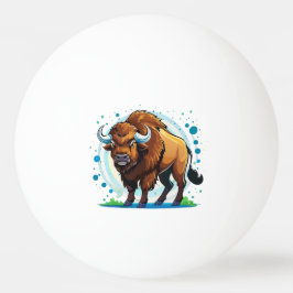 Bolinha De Ping Pong bisão de chifre grande