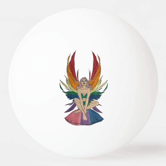 Bolinha De Ping Pong Bisexual Faerie (Frente)