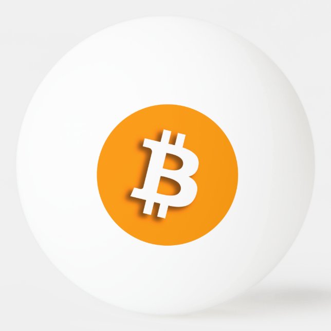 BOLINHA DE PING PONG "BITCOIN " (Frente)