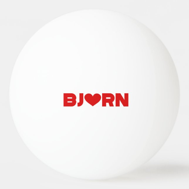 Bolinha De Ping Pong Bjorn Love (Frente)