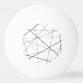 Bolinha De Ping Pong Black and white geometric pattern
