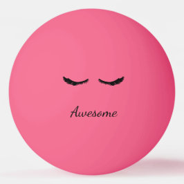 Bolinha De Ping Pong Black Eyelashes Incrível Personalizado