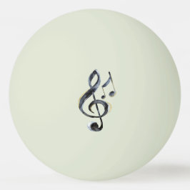 Bolinha De Ping Pong Black Music Notes