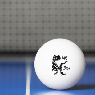 Bolinha De Ping Pong Black Trex, o Chefe Dino