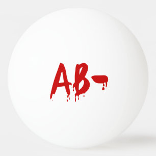 Bolinha De Ping Pong Blood Group AB - Hospital #Horror Negativo