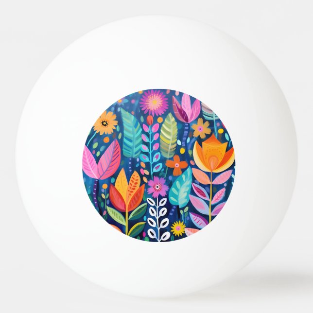 Bolinha De Ping Pong Blooming Bliss (Frente)