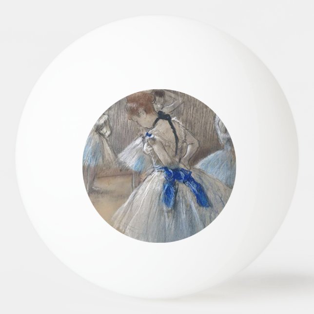Bolinha De Ping Pong Blue Ribbon Dancer Edgar Degas (Frente)