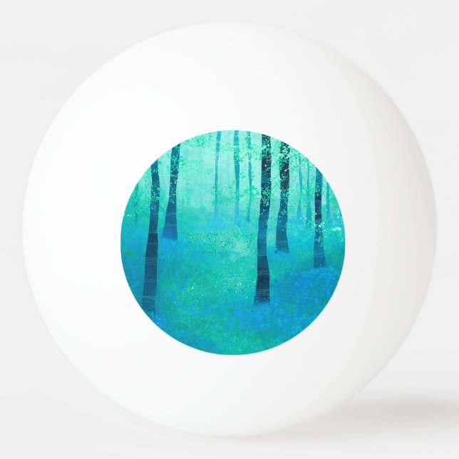 Bolinha De Ping Pong Bluebell Woodland (Frente)