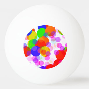 Bolinha De Ping Pong Bolhas de Arco-Íris Multicoloridas Ping Ball Pong