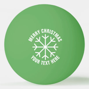 Bolinha De Ping Pong Bolinhas de pingue-pongue personalizadas de Natal
