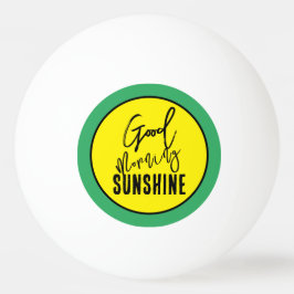 Bolinha De Ping Pong Bom dia, sol