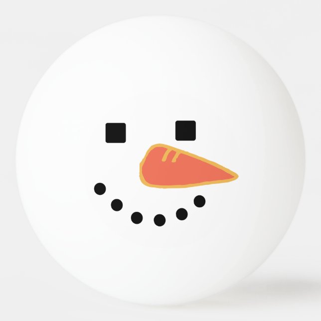Bolinha De Ping Pong Boneco de neve (Frente)