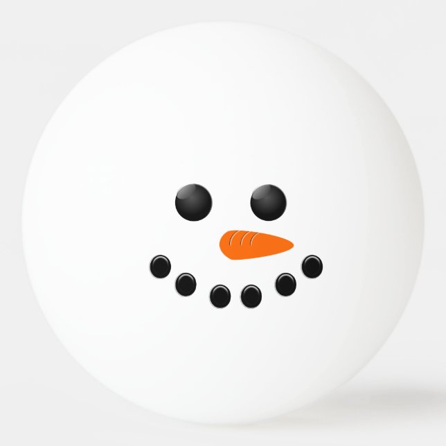 Bolinha De Ping Pong Boneco de neve (Frente)