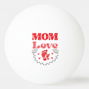 Bolinha De Ping Pong Bonita Mãe Amor