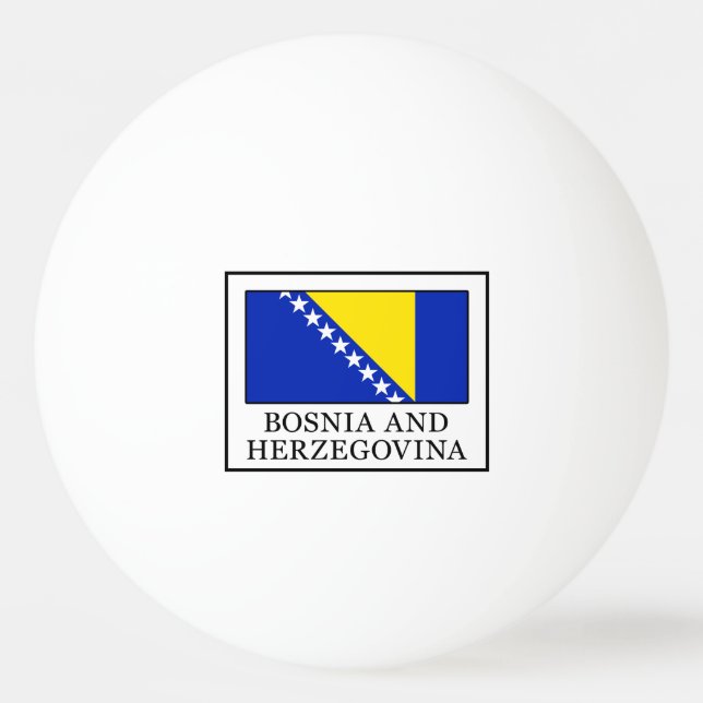 Bolinha De Ping Pong Bósnia e Herzegovina (Frente)