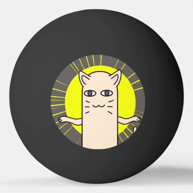 Bolinha De Ping Pong bouman74 cute cat (Frente)